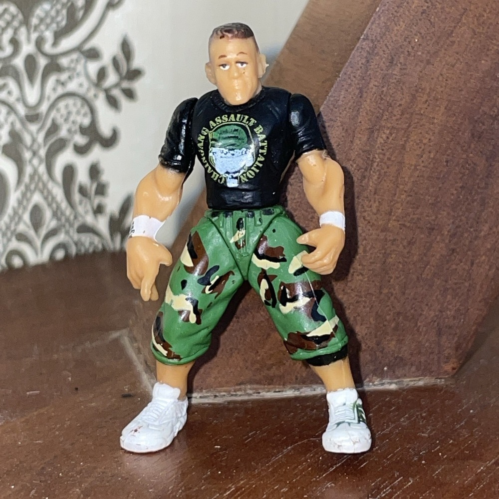 2006 WWE JAKKS Pacific Micro Aggression John Cena 2" Wrestling Action Figure